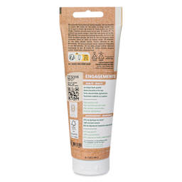 Pebeo Origin Acrylic Paint - Burnt Umber, 120 ml - back