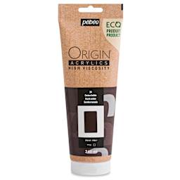 Pebeo Origin Acrylic Paint - Burnt Umber, 240 ml