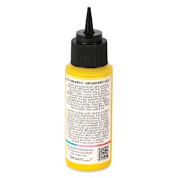DecoArt Love, Color 3D Jelly Drop Acrylic Paint - Sweet Lemon Drop, 2 oz back