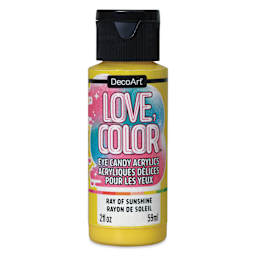 DecoArt Love, Color Acrylic Paint - Ray of Sunshine, 59 ml