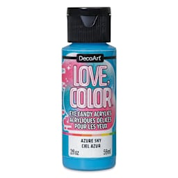 DecoArt Love, Color Acrylic Paint - Azure Sky, 59 ml