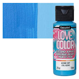 DecoArt Love, Color Acrylic Paint - Azure Sky, 59 ml