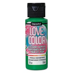 DecoArt Love, Color Acrylic Paint - Emerald Enchantment, 59 ml