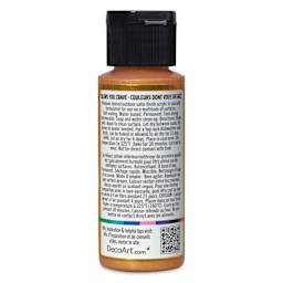 DecoArt Love, Color Acrylic Paint - Gold Gleam, 59 ml bottle back