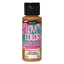 DecoArt Love, Color Acrylic Paint - Gold Gleam, 59 ml