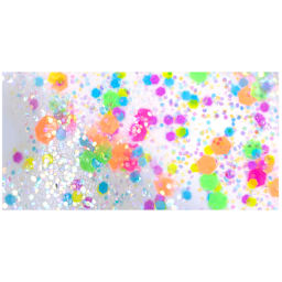 DecoArt Love, Color Neon Confetti Glitter Acrylic Paint - Party at My House swatch