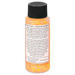 DecoArt Love, Color Neon Confetti Glitter Acrylic Paint - Sunny Daze, 2 oz back