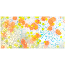 DecoArt Love, Color Neon Confetti Glitter Acrylic Paint - Sunny Daze swatch