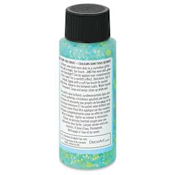 DecoArt Love, Color Neon Confetti Glitter Acrylic Paint - Mermaid Dreams, 2 oz back