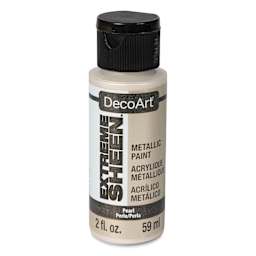 DecoArt Extreme Sheen Metallic Acrylic Paint - Pearl, 2 oz