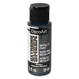 DecoArt Extreme Sheen Metallic Acrylic Paint - Obsidian, 2 oz