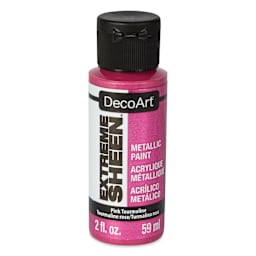 DecoArt Extreme Sheen Metallic Acrylic Paint - Pink Tourmaline, 2 oz