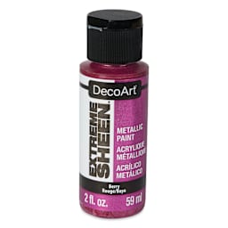 DecoArt Extreme Sheen Metallic Acrylic Paint - Berry, 2 oz