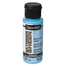 DecoArt Extreme Sheen Metallic Acrylic Paint - Sky Blue Topaz, 2 oz