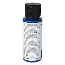 DecoArt Extreme Sheen Metallic Acrylic Paint - Deep Sapphire, 2 oz - side