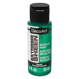DecoArt Extreme Sheen Metallic Acrylic Paint - Emerald, 2 oz
