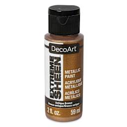 DecoArt Extreme Sheen Metallic Acrylic Paint - Antique Bronze, 2 oz