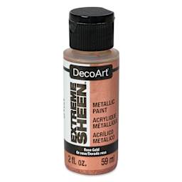 DecoArt Extreme Sheen Metallic Acrylic Paint - Rose Gold, 2 oz