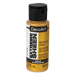 DecoArt Extreme Sheen Metallic Acrylic Paint - 24K Gold, 2 oz