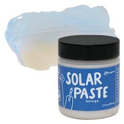 Simon Hurley Create Solar Acrylic Paste - Beluga, 2 oz jar and swatch