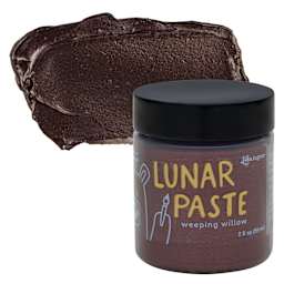 Simon Hurley Create Lunar Acrylic Paste - Weeping Willow, 2 oz jar and swatch