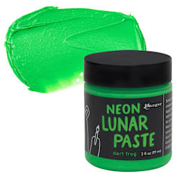 Simon Hurley Create Lunar Acrylic Paste - Dart Frog, Neon, 2 oz jar and swatch