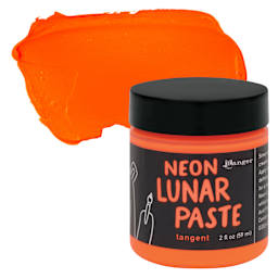 Simon Hurley Create Lunar Acrylic Paste - Tangent, Neon, 2 oz jar and swatch