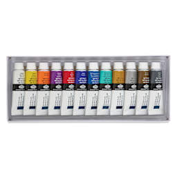 Royal & Langnickel Essentials Acrylic Paint - Metallic Colors, Set of 12, 12 ml