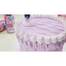 DecoArt Love Color Frosting Acrylic used for 3-d decoration.
