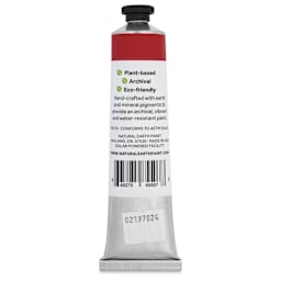 Natural Earth Paint Natural Acrylik Paint - Scarlet Red, 59 ml tube back