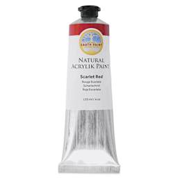 Natural Earth Paint Natural Acrylik Paint - Scarlet Red, 120 ml tube
