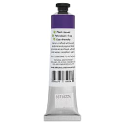 Natural Earth Paint Natural Acrylik Paint - Ultramarine Purple, 59 ml tube back