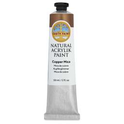 Natural Earth Paint Natural Acrylik Paint - Copper Mica, 59 ml - front