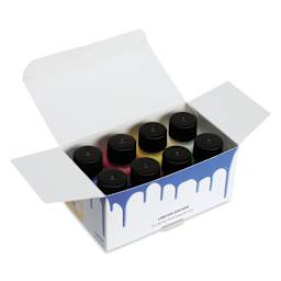 Schmincke Primacryl Professional Fluid Acrylic Set of 8 Intro Colors in package