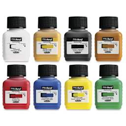Schmincke Primacryl Professional Fluid Acrylic - Set of 8, Intro Colors, 50 ml