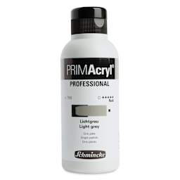 Schmincke Primacryl Professional Fluid Acrylic - Light Grey, 250 ml bottle