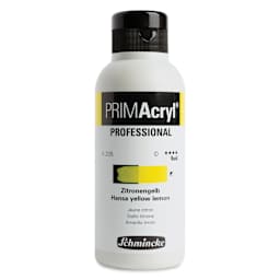 Schmincke Primacryl Professional Fluid Acrylic - Hansa Yellow Lemon, 250 ml bottle