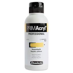 Schmincke Primacryl Professional Fluid Acrylic - Naples Yellow, 250 ml bottle