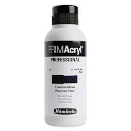 Schmincke Primacryl Professional Fluid Acrylic - Prussian Blue, 250 ml bottle