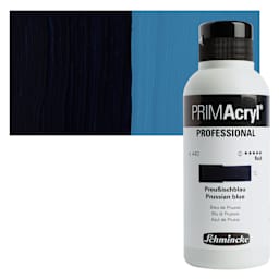 Schmincke Primacryl Professional Fluid Acrylic - Prussian Blue, 250 ml bottle