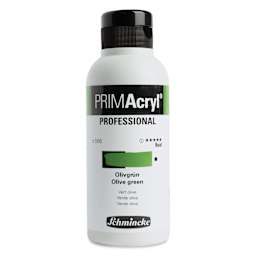 Schmincke Primacryl Professional Fluid Acrylic - Olive Green, 250 ml bottle