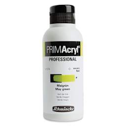 Schmincke Primacryl Professional Fluid Acrylic - May Green, 250 ml bottle