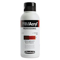 Schmincke Primacryl Professional Fluid Acrylic - Burnt Sienna, 250 ml bottle