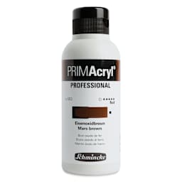Schmincke Primacryl Professional Fluid Acrylic - Mars Brown, 250 ml bottle