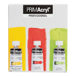 Schmincke Primacryl Professional Acrylics - Set of 3, Intro Colors, 35 ml