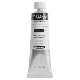 Schmincke Primacryl Professional Acrylic Paint - Carbon Black, 150 ml Tube