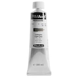 Schmincke Primacryl Professional Acrylic Paint - Light Grey, 150 ml Tube