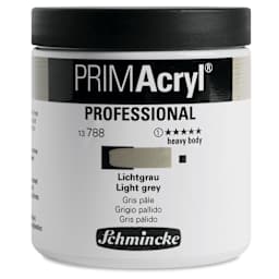 Schmincke Primacryl Professional Acrylic Paint - Light Grey, 237 ml Jar