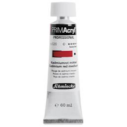 Schmincke Primacryl Professional Acrylic Paint - Cadmium Red Medium, 60 ml Tube