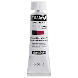 Schmincke Primacryl Professional Acrylic Paint - Quinacridone Magenta, 60 ml Tube